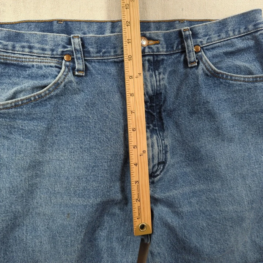 Wrangler Jeans Mens 36x34 Blue Western Cowboy Cut 13MWZ Rodeo Rancher